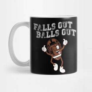 Fall's Out Balls Out Retro Autumn Mug